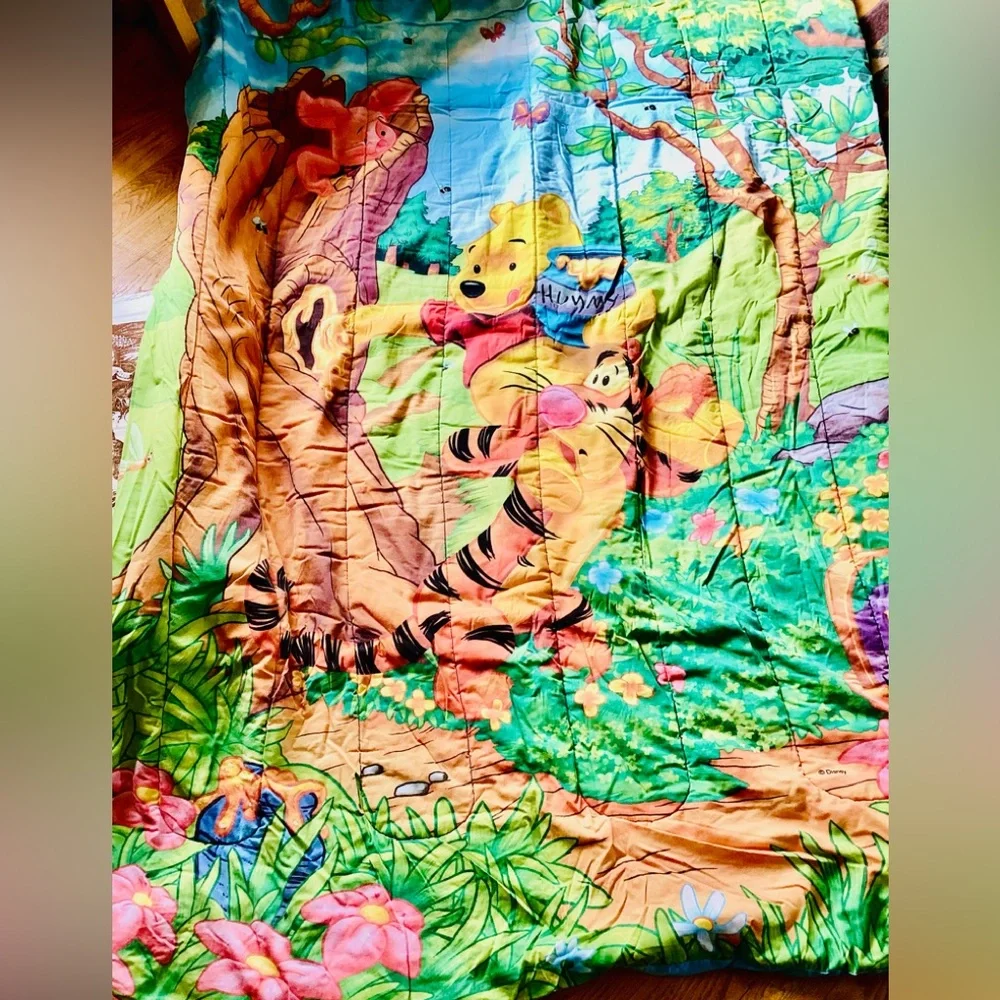 CLOUDS 🍯 Winnie the Pooh ⛅️ EPLVC  Cotton blend  ⛅️ Twin Fitted Sheet